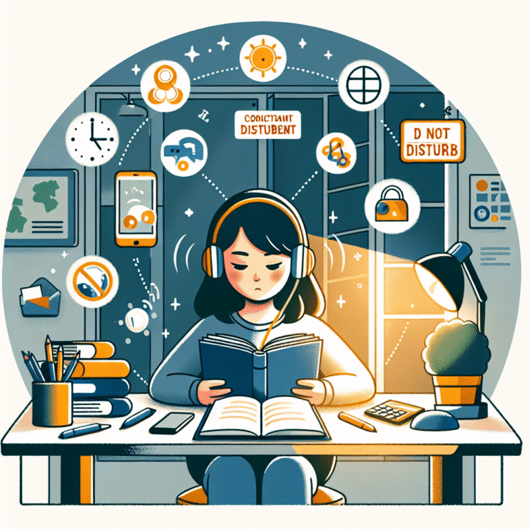 tips for avoiding distractions while studying