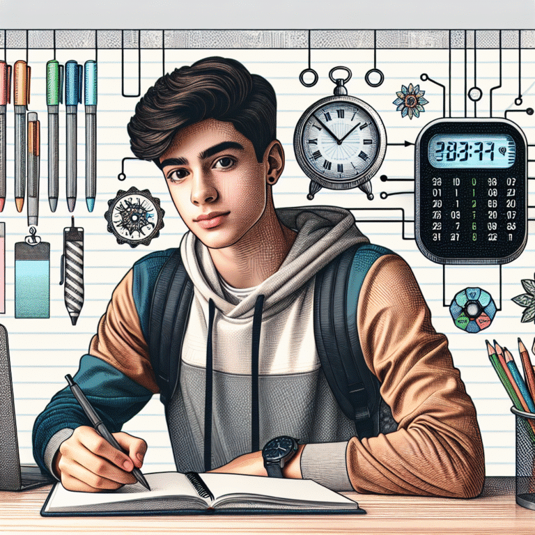 creating a teen-friendly homework schedule