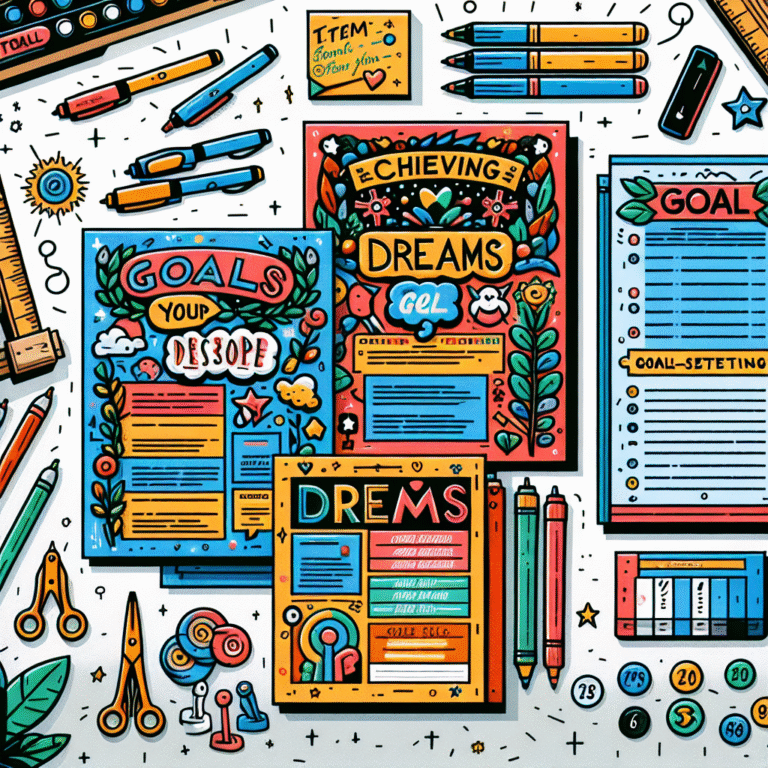creative goal-setting worksheets for teenagers