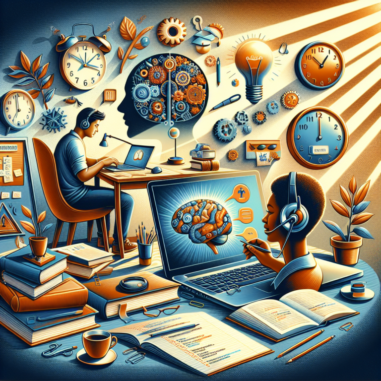 productivity tips tailored for online learning