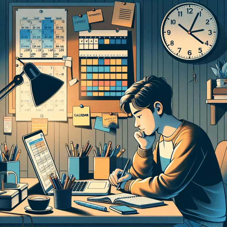 creating an effective homework schedule for teens