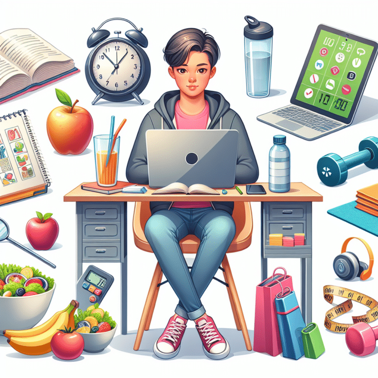 healthy productivity habits for teen success